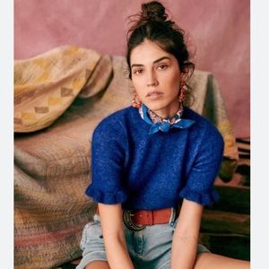 Sezane ‘Mindy’ Short Sleeve Sweater